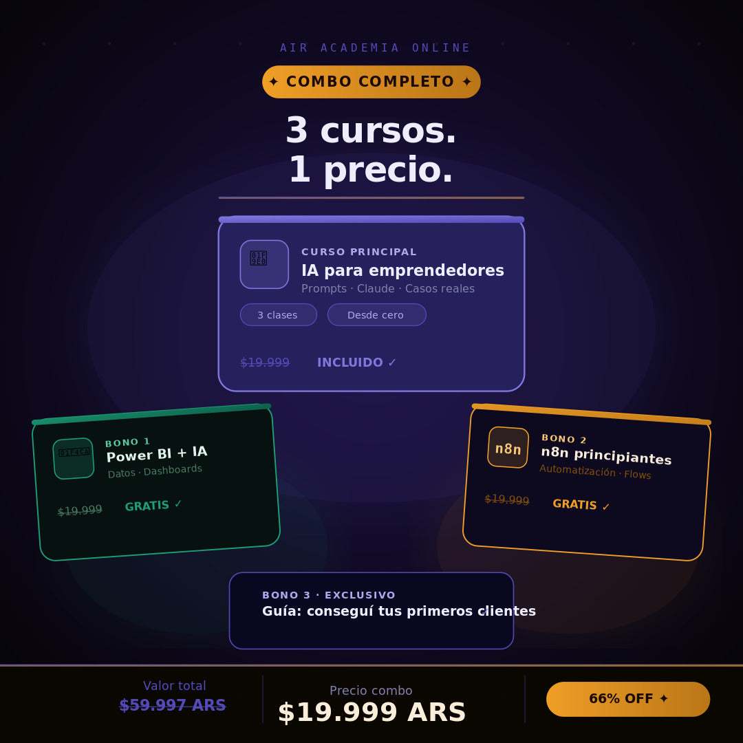 Curso IA Completo - 3 Cursos + bonos